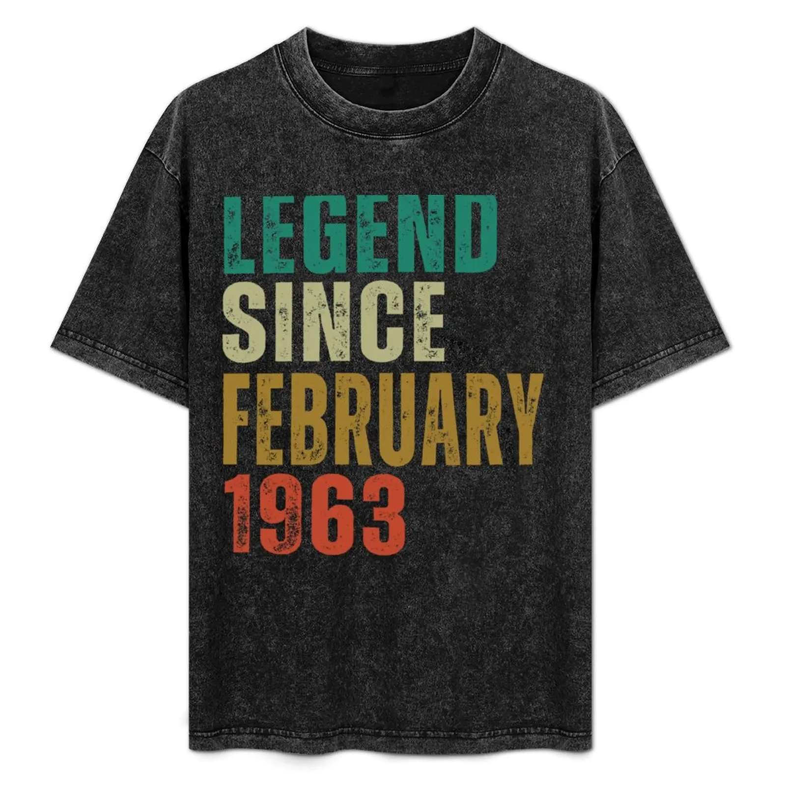 

Legend Since February 1963 59 Years Old Awesome Retro Vintage 59th Birthday Gift T-Shirt anime stuff mens graphic t-shirts anime