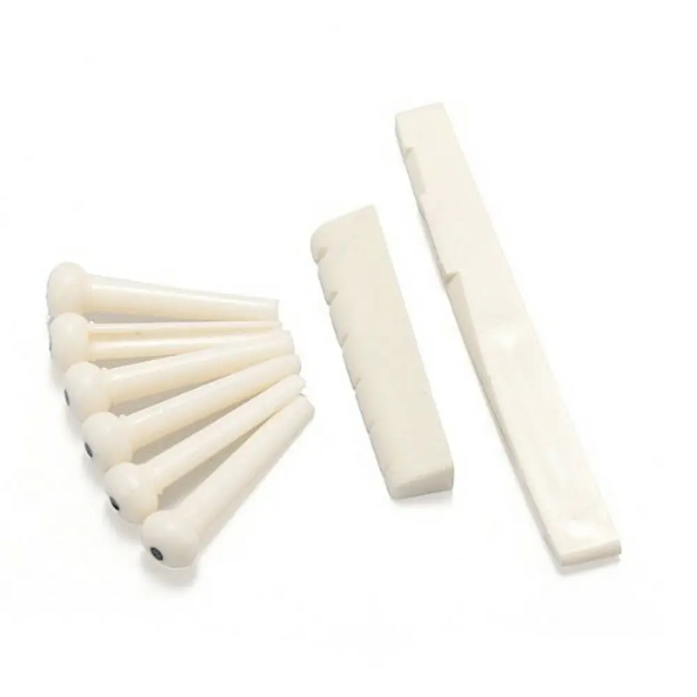 

6-String Portable Guitar Accessories Classica Saddle Guitar Nut Bridge Pins