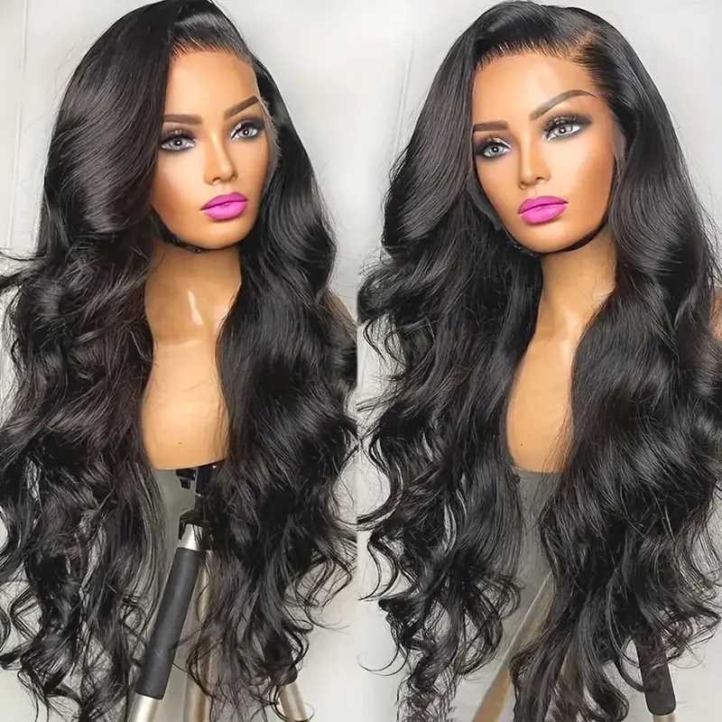 Body Wave Lace Front Wigs 13x6 13x4 HD Lace Front Human Hair Wigs Brazilian Remy Hair Pre Plucked With Baby Hair 180% Density