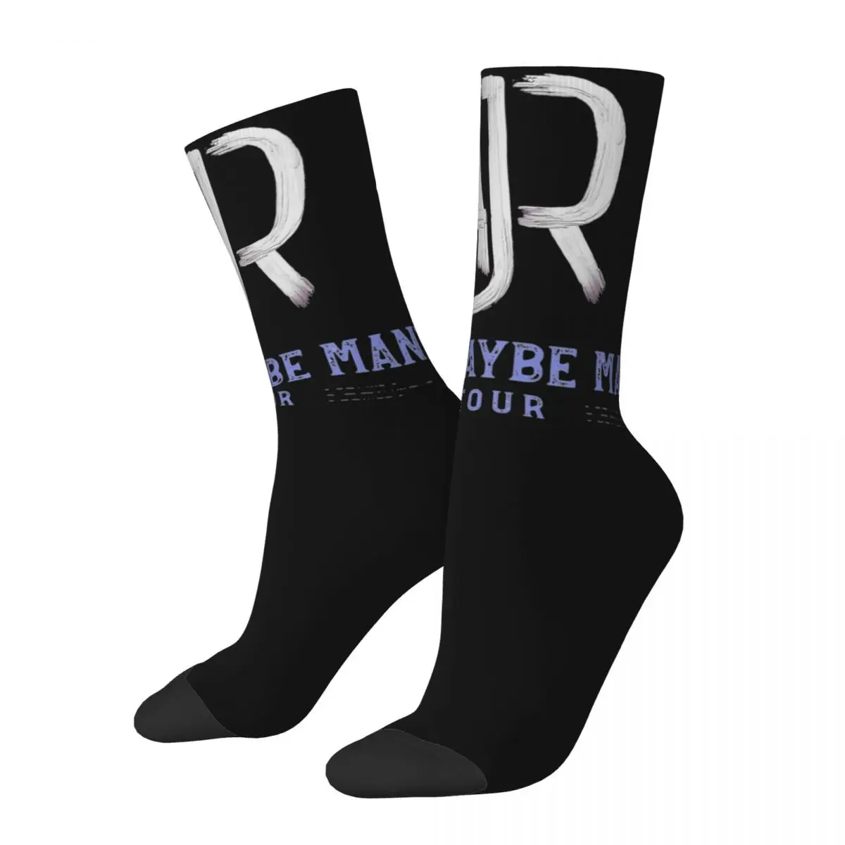 

AJR The Maybe Man Tour 2024 Design Theme All Season Socks Accessories for Female Non-slip Printed Socks