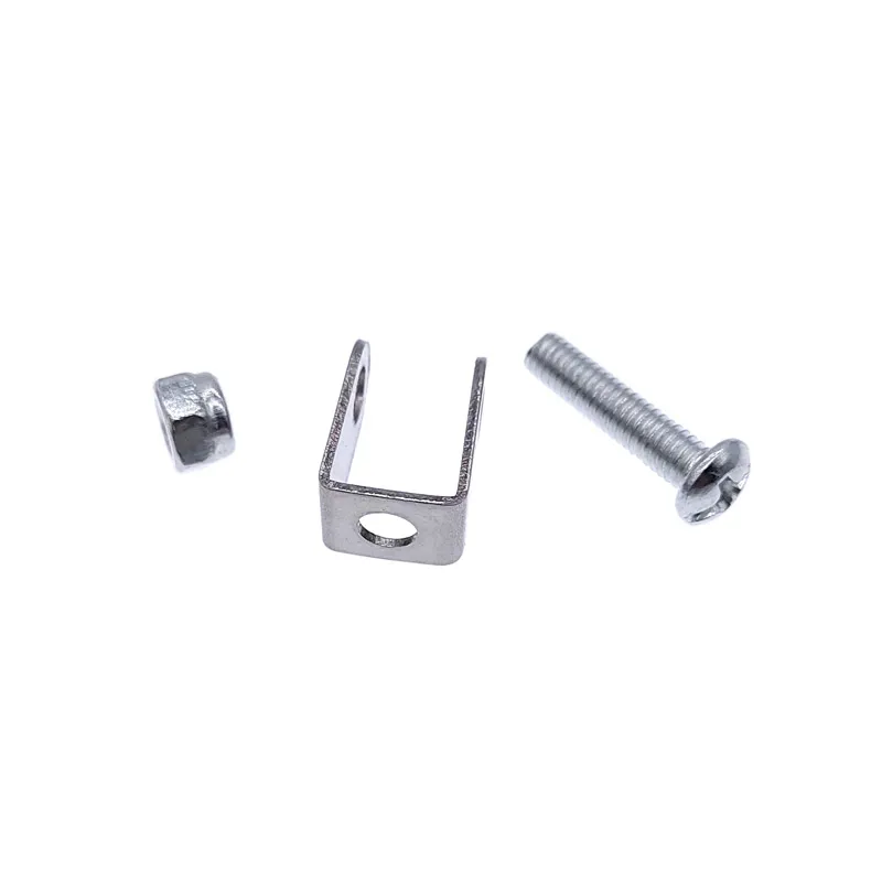 1 Pair MINI Electric Linear Actuator Bracket Hole 4.2mm 304 Stainless Steel Metal Material Micro Linear Actuator Motor image 3