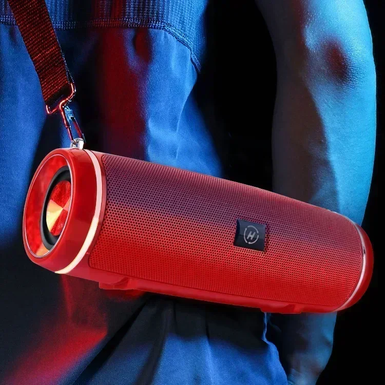 Portable Bluetooth Speaker Mini Wireless HIFI Surround Sound Subwoofer Sound Box Outdoor Waterproof Camping Party Loudspeaker