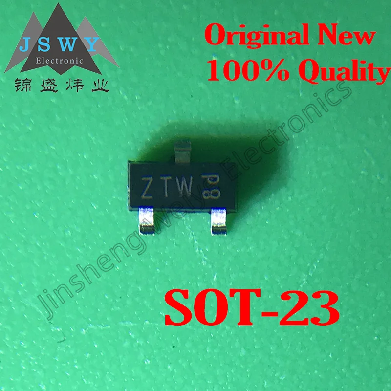 50PCS PACDN042Y3R PBSS4140T ZTW PESD15VS2UT SMD SOT-23 Brand New Transistor MOS Tube 100% Brand New Free Shipping Electronics