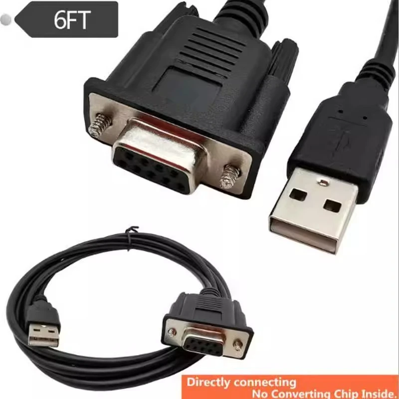 5Pcs Mini USB 5Pin to DB9 Female Serial Cable RS232 Adapter Cord