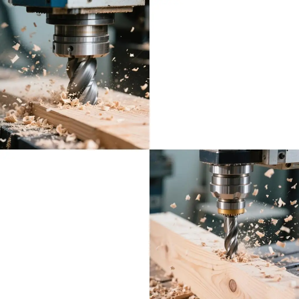 

M7DA 11Pcs Milling Cutter 1/4inch Handle Milling Cutter Copy Trimming Cutter Shank Bearing Flush Trim Pattern Accessories