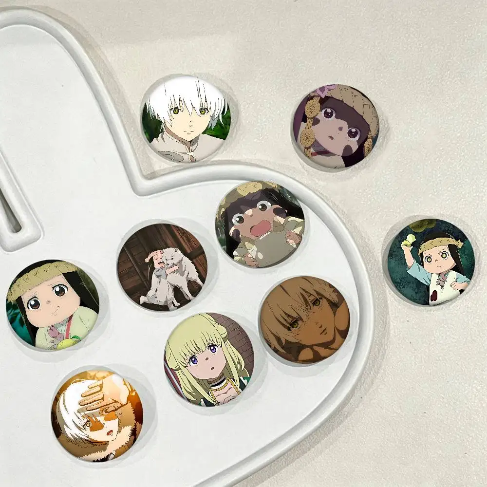 1pc Anime To Your Eternity Cartoon Style Badge Brooches On Backpack Decoration Round Enamel Pins For Accessorys