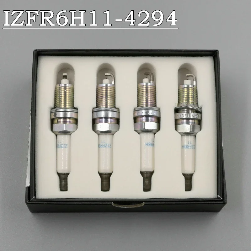 4PCS/SET iridium&platinum Engine spark plug for BMW 120/318/320/520/550/650/740/X1/X5/2.0/4.8 IZFR6H11-4294 (MUST TELL CAR VIN)