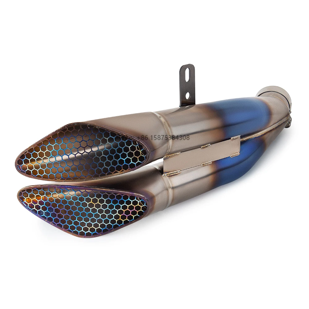 Motorcycle Exhaust Full Titanium Slip on Line Modify Kit Escape DY-GP Honeycomb Muffler for ZX10R ZX-10R 2021-2025