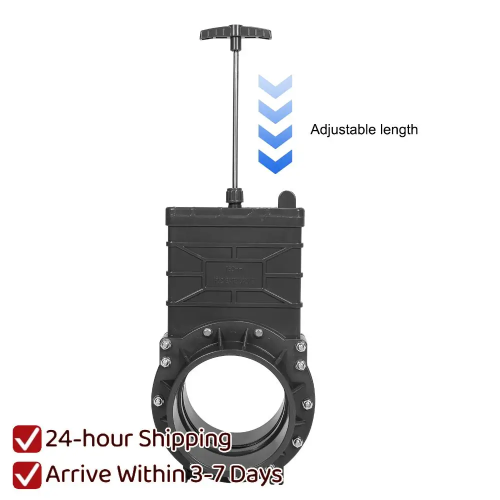 

6-дюймовый ПВХ клапан-переходник (штуцер-гнездо) для прицепов, фургонов, автодомов, в сборе, для регулировки потока воды в трубах