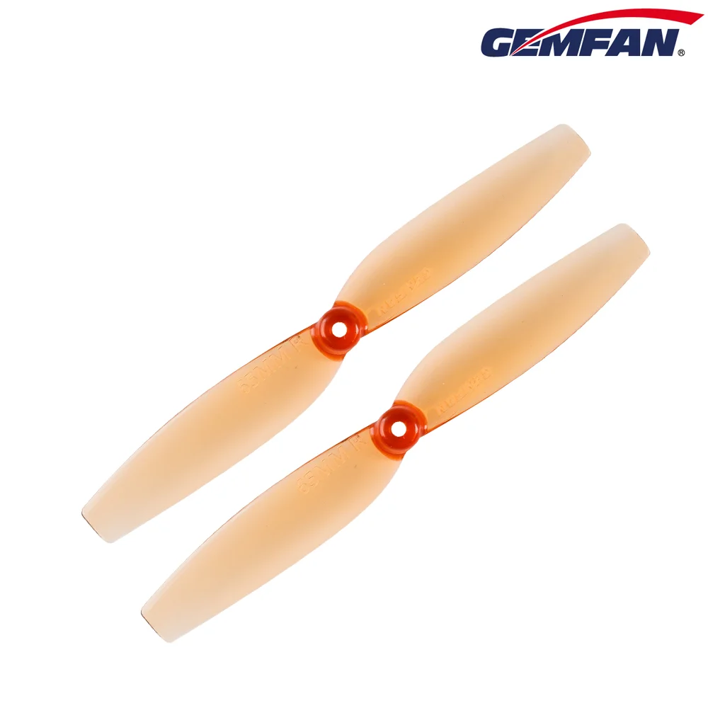 4 Pairs Gemfan Hurricane Props (65mm-2/65mmS-2) 2-Blade PC Propeller (1/1.5mm Hole, CW/CCW) - for RC Drone FPV Racing