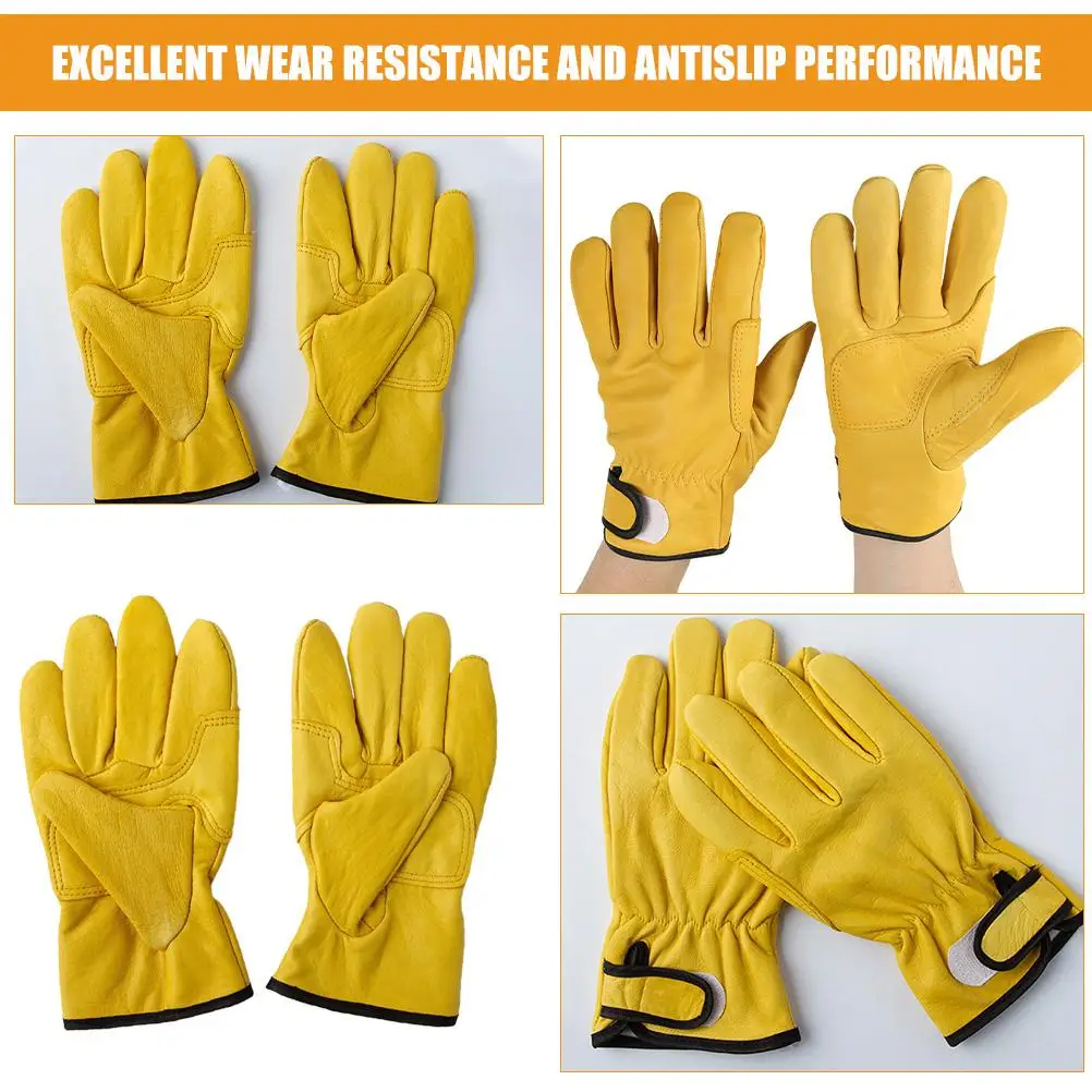 Engineering Gloves for Outdoor Men's Cold Weather Work Working Insulated Non-slip Protective Worker