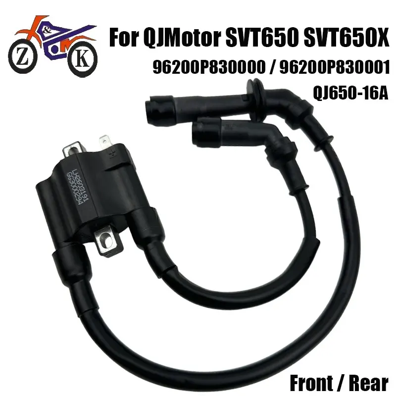 

Ignition Coil For QJMotor QJ650-16A SVT650 SVT650X EFI Motorcycle Ignition Coil Wire Cap Kit Replace 96200P830001 96200P830000