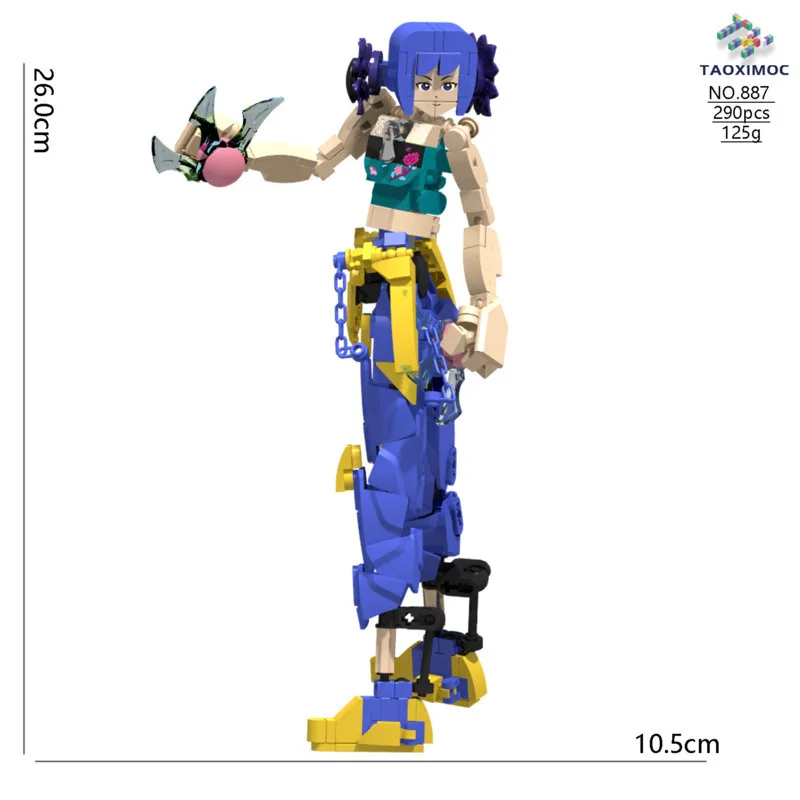 New Kpop Demon Hunters Building Block Model Toy Witch Hunter Group Series Collection Building Blocks Model Toy