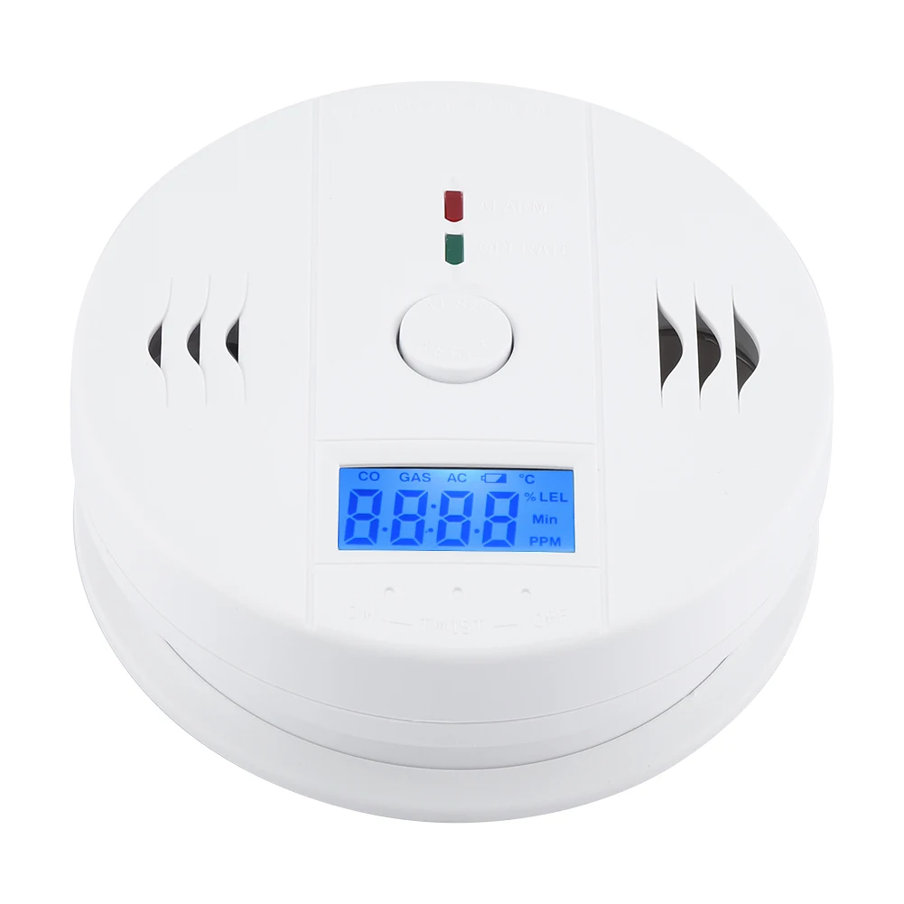 Household LCD Digital Carbon Monoxide Detector CO Alarm CO Sensor Monitor Carbon Monoxide Detector