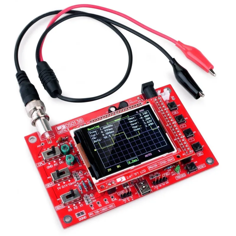 Digital Oscilloscope Dso138 2.4' Tft Digital (1Msps) Assembled + Probe