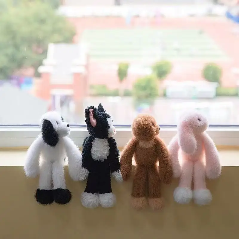 JC's dernier autocollant série animale poupée sac à dos pendentif porte-clés en peluche jouet figurine dessin animé mignon cadeau poupée amusante