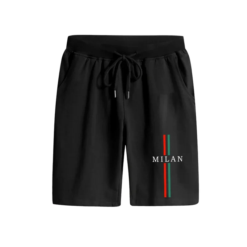 تي شيرت وشورت ملابس رجالية 2026 إيطاليا طباعة رياضية للرجل الربيع الصيف اليومية موضة عادية ملابس قصيرة الأكمام #4