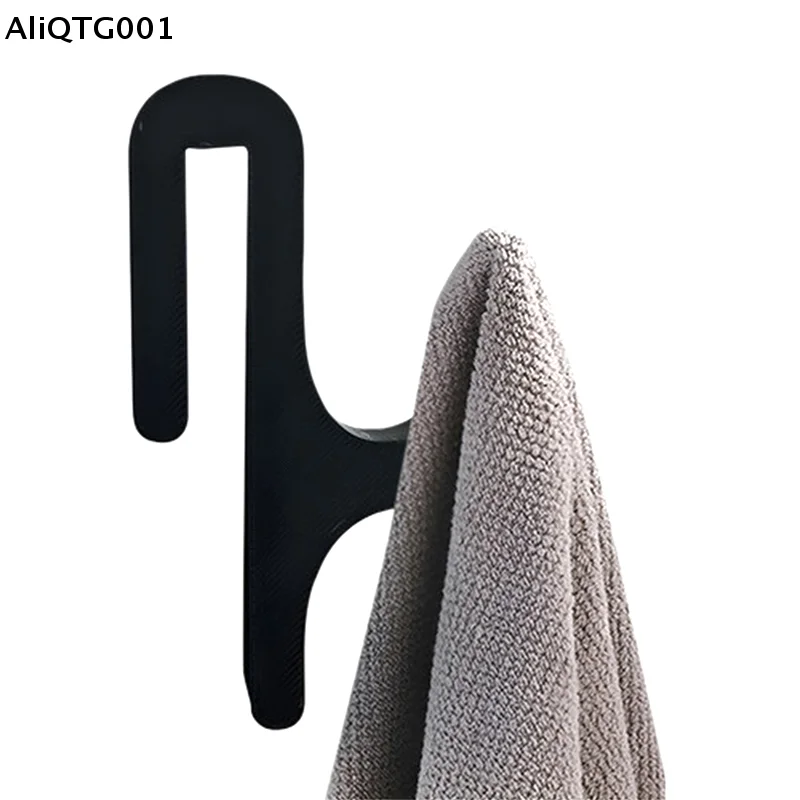 

3D Shower Door Towel Hook for 8mm Glass Doors - Bathroom Hanger for Clothes Towel Bathrobes Laundry for Dormitory And Apartment