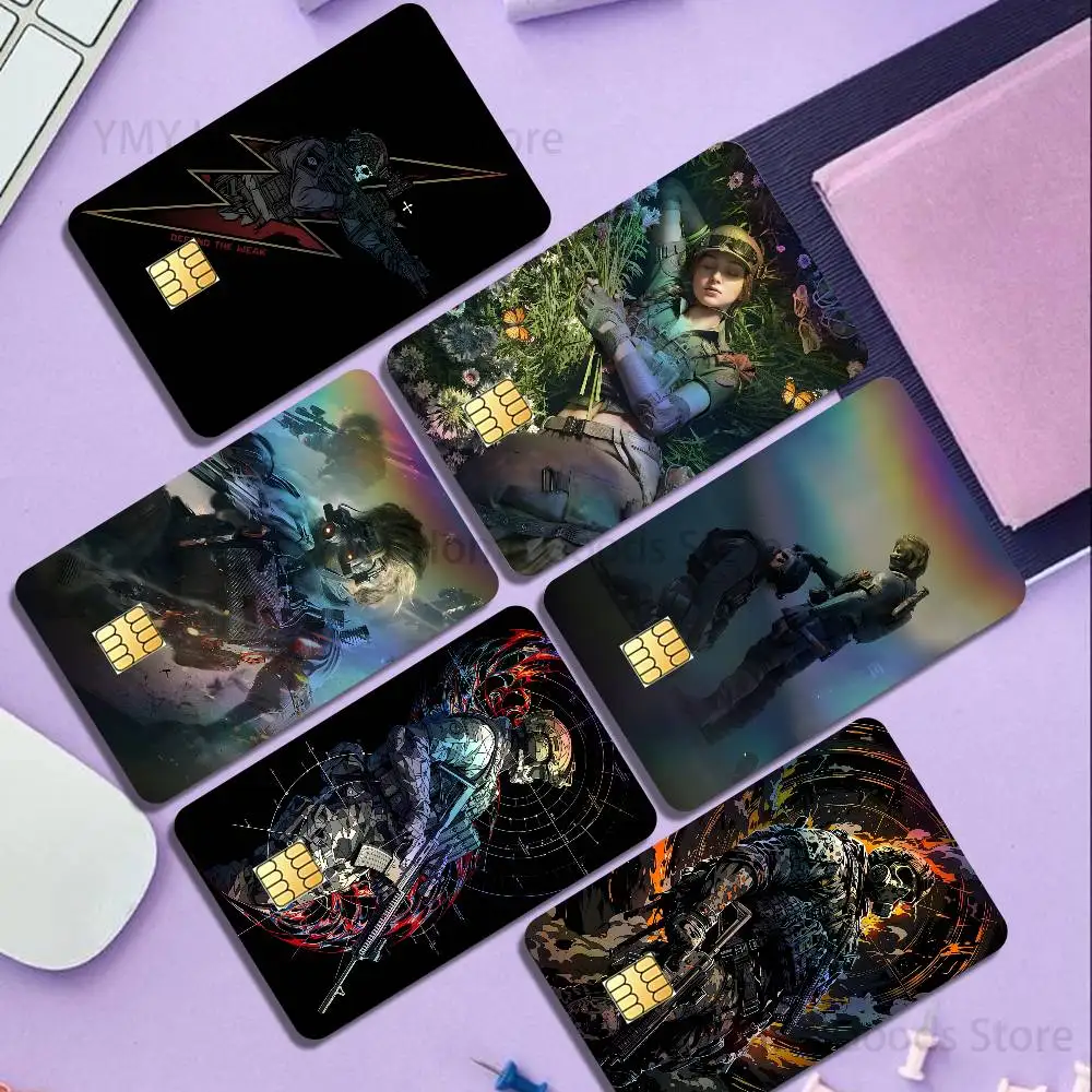 Game Delta F-Force Holographic Laser Shinny Film Skin Cover Sticker for Debit Credit Card Bank Card