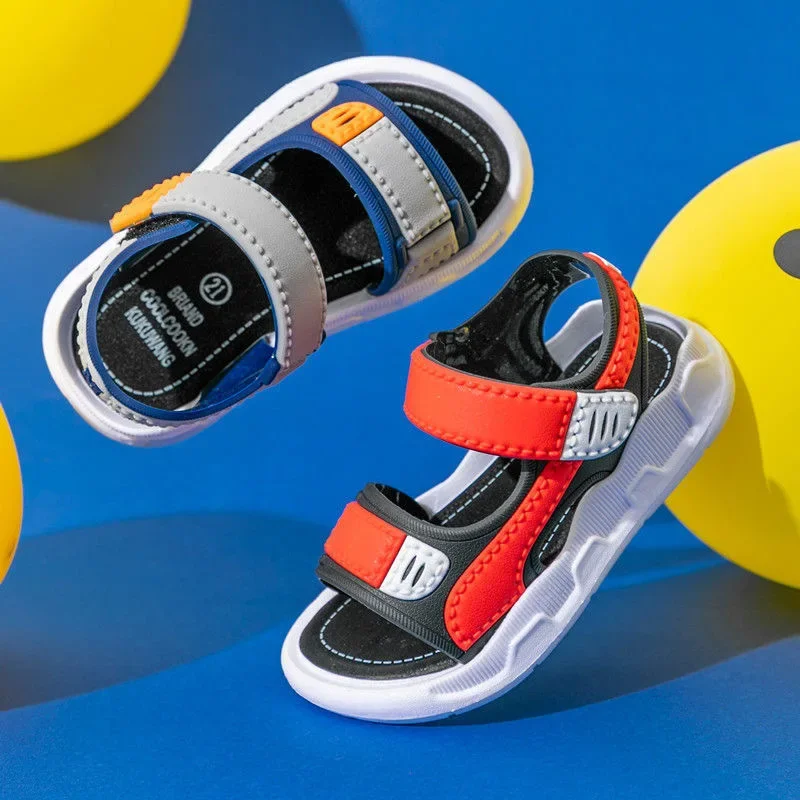 Children Summer Sport Sandals Soft Bottom Child Boys Girls Beach Shoes Baby Kids Shoes Anti-skip