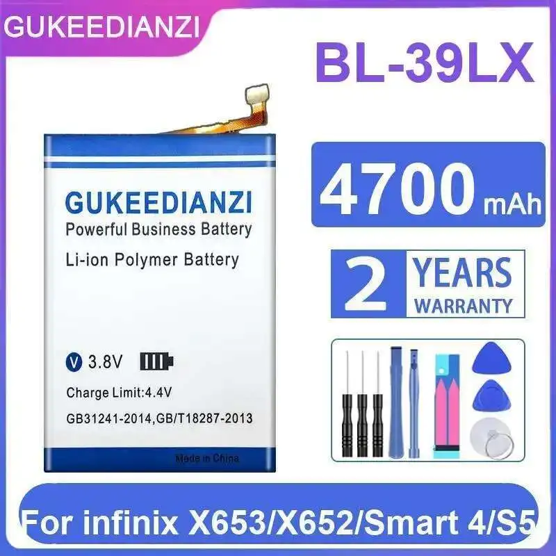 

BL-39LX 4700Mah Mobile Phone Battery Environmentally Friendly For Infinix X653 X652 Smart 4 S5