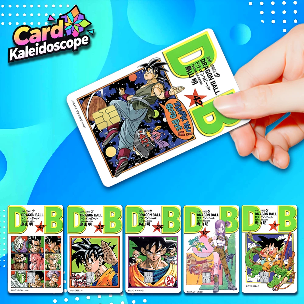 

Anime Dragon Ball Volume Series Credit Card Skin Stickers Suitable for VISA JCB Mastercard and Other IC Card Decorations