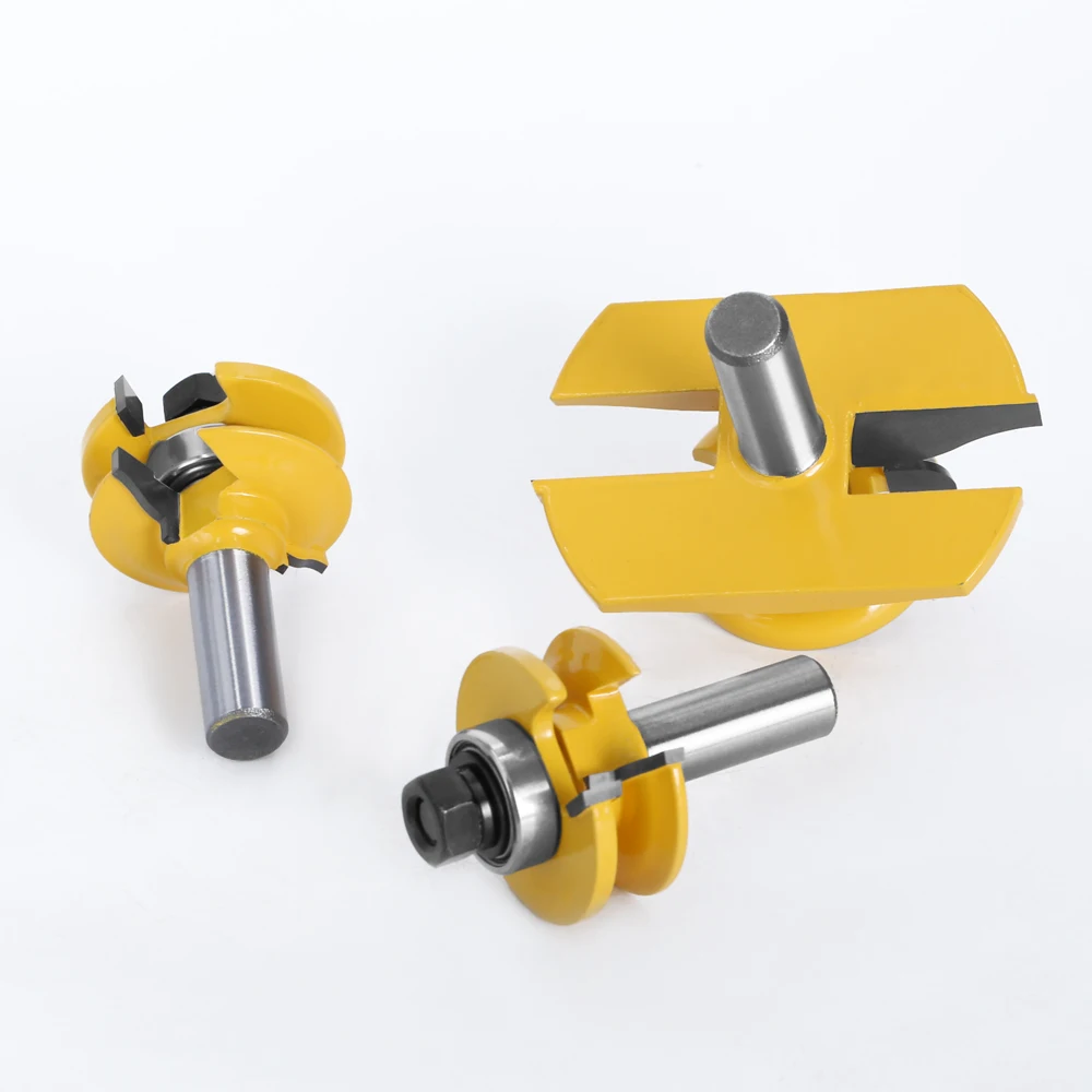 AURWOF 3-teiliges Fräser-Set, 12 mm, 1/2 Zoll Schaft, für kleine Ogee-Schienen und Zierleisten, Profilfräser, Tenon-Fräser, Holzbearbeitungsfräser – Detail 10