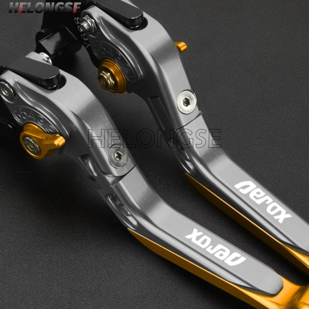 

For YAMAHA NVX155 AEROX155 NVX AEROX 155 2017-2018 HELONGSE Motorcycle Accessories Adjustable Brake Clutch Levers Hand Grips