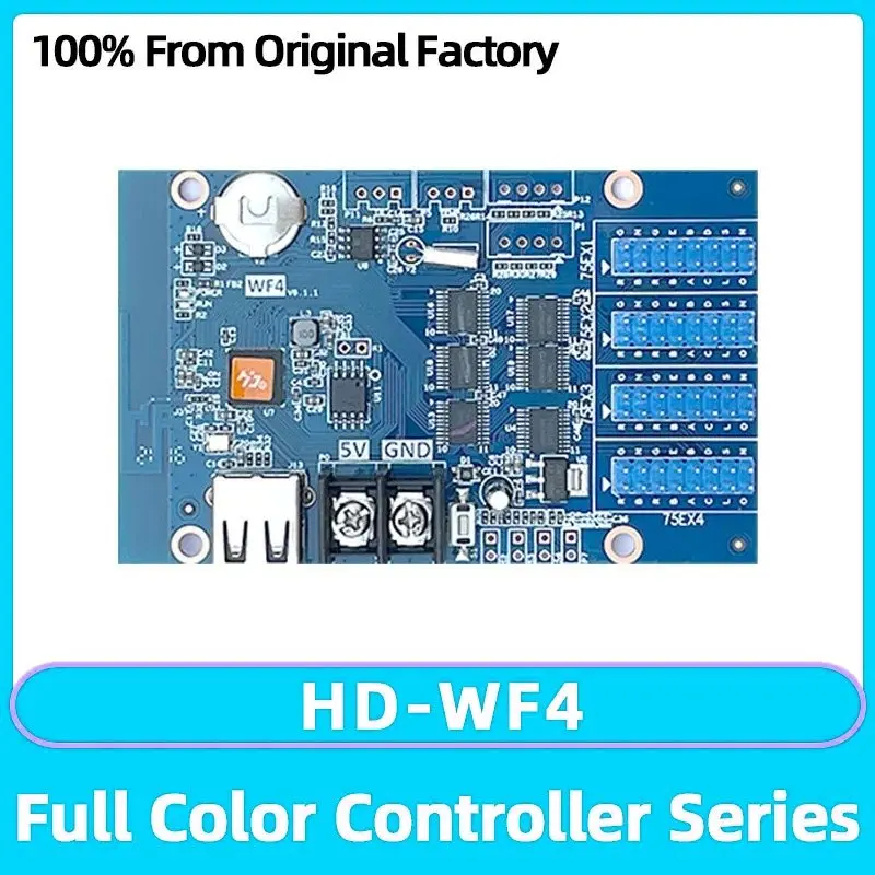 HD-WF4 Full Color Module HUB75 RGB Motherboard Graphics Card LED Display Screen USB Port WiFi System Control Card