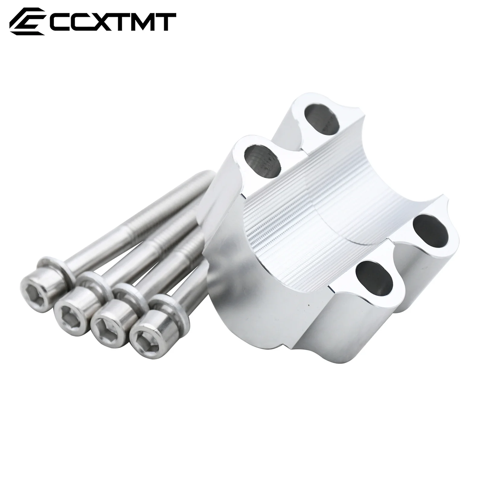 Motorrad Lenker Riser Bar Montieren Griff Clamp 22/28mm Für Kawasaki Ninja 250 300 400 Ninja 650R ZX6R honda Yamaha KTM BWM – Detail 4