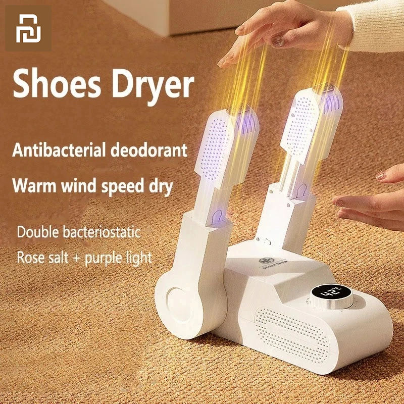 

Youpin Shoes Dryer Machine Fast Dryer Heater Deodorizer Dehumidifier Device Foot Warmer Heater Home Portable Electric Shoe Dryer