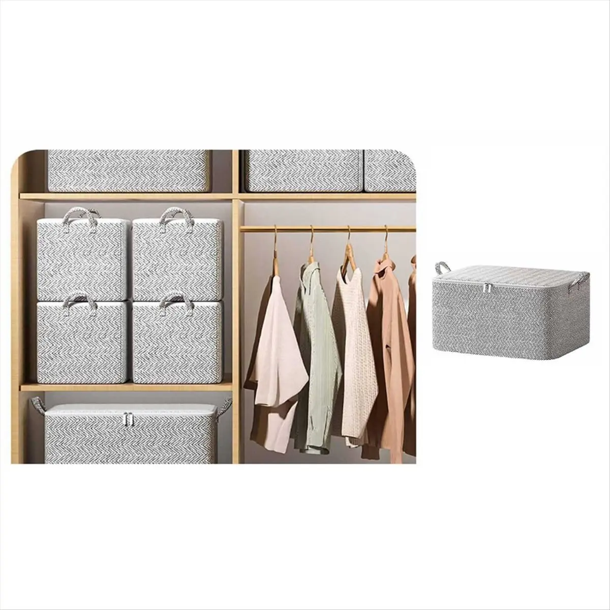 

Корзина для хранения одеял и одежды, большая вместительная сумка для путешествий, новинка для хранения вещей