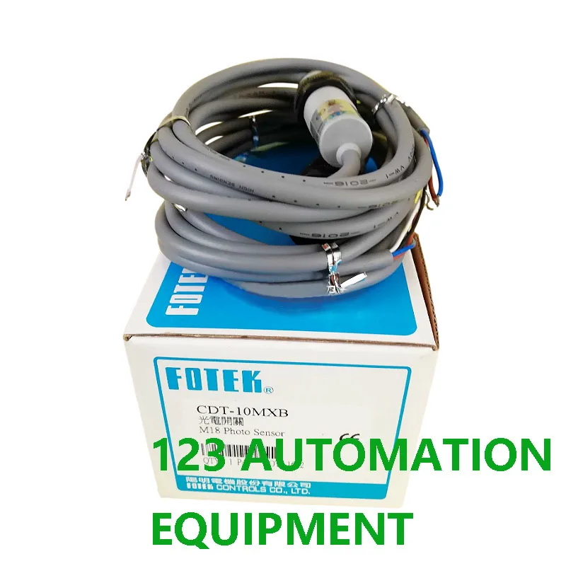 Autentyczny nowy FOTEK CDT-6MX-V 10MX 10MXB cylindryczny przełącznik fotoelektryczny czujnik typu korelation