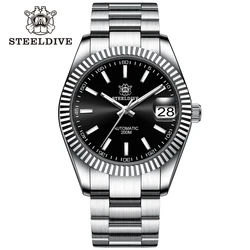 Steeldive SD1933 New Arrival 39MM Stainless Steel Case Sapphire Glass NH35 Automatic Dive Watch with Date