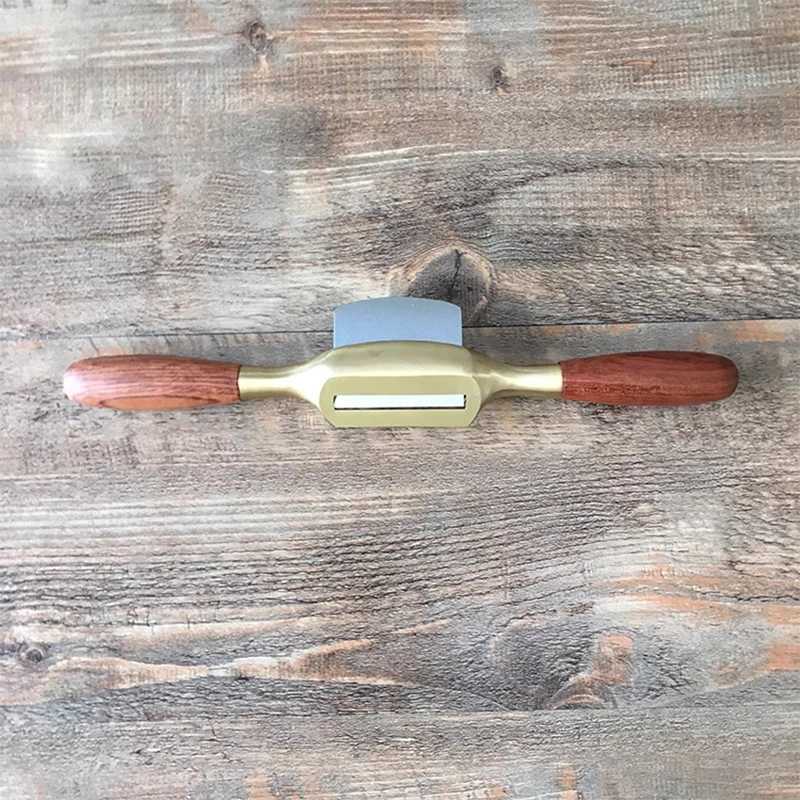 Spoke Shave Round - 木工用ハンドプレーナー スポークシェーブ ブロンズ製 平型と丸型ソール - 精密木工用モデル