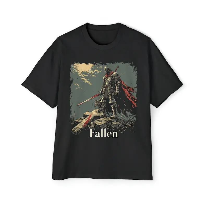 

Medieval Knight | Gothic Shirt | Oversized Shirt | Fallen Series