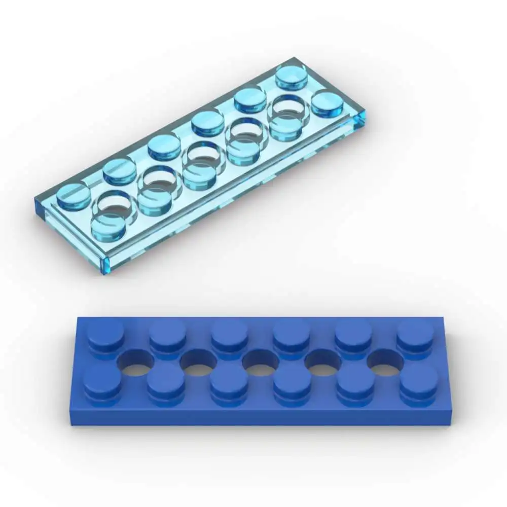 

MOC 10PCS Part Bricks 32001 Plate 2x6 With 5 Holes Building Block Set High-Tech Board Particle Puzzle Toy Children Birthday Gift