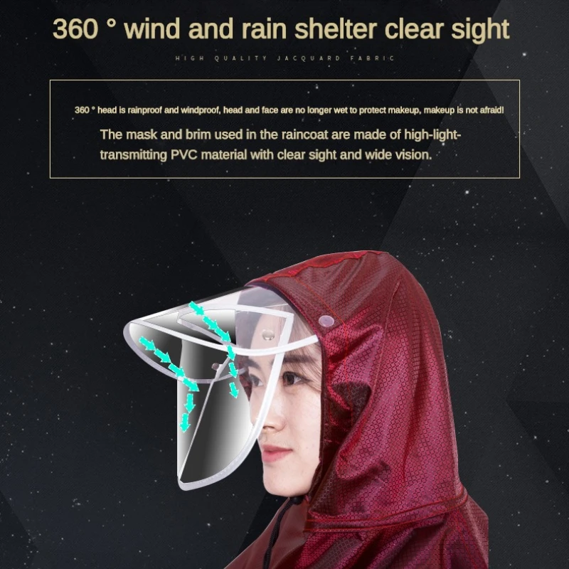 Electric Motorcycle Raincoat Single Person Double Person Men Women Enlarged Thickened Electric Bicycle Adult Riding Raincoat