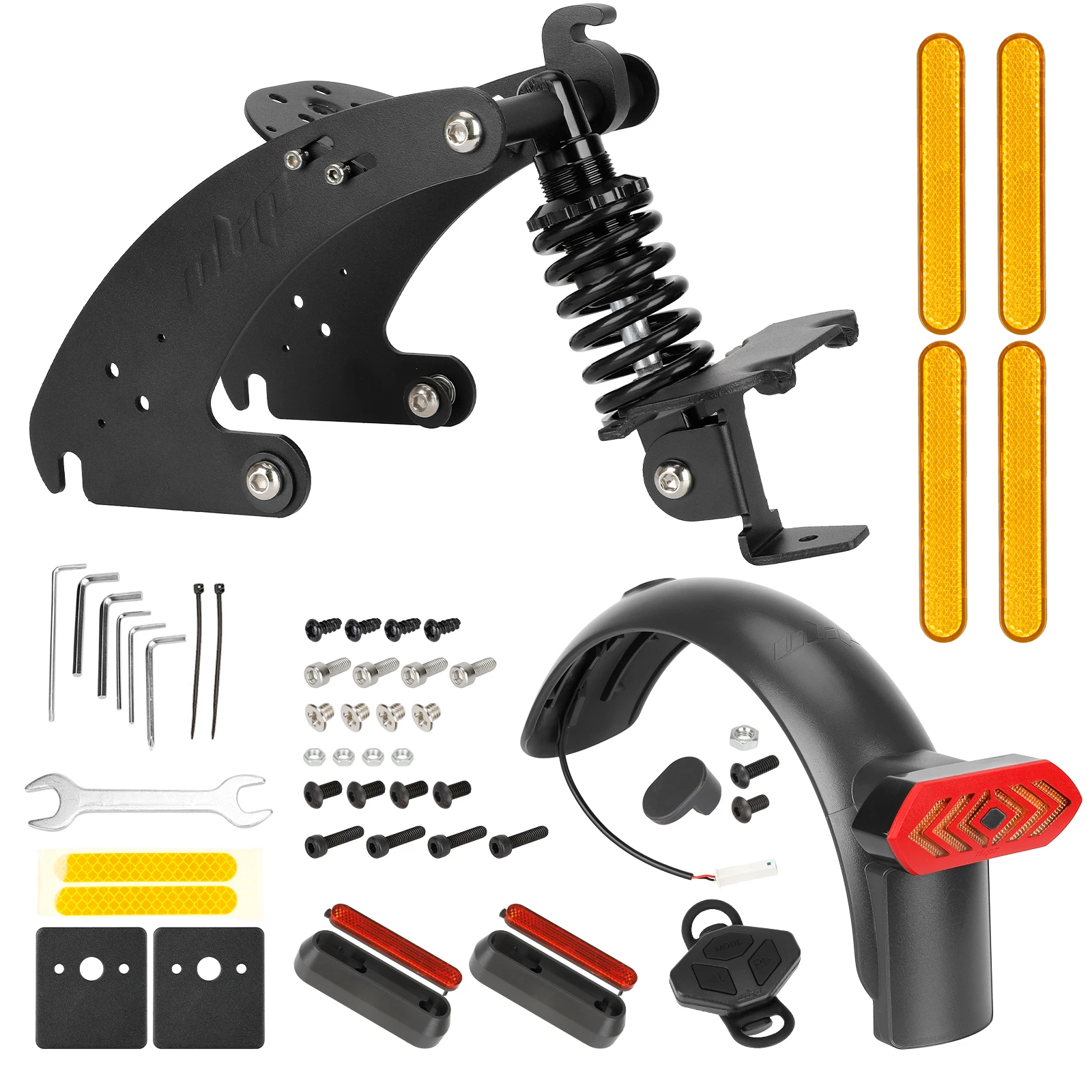 

Ulip Rear Shock Absorber Suspension Kit For Scooter With Taillight Rear Electric Scooter Accessories Mudguard Parts Repairs Part