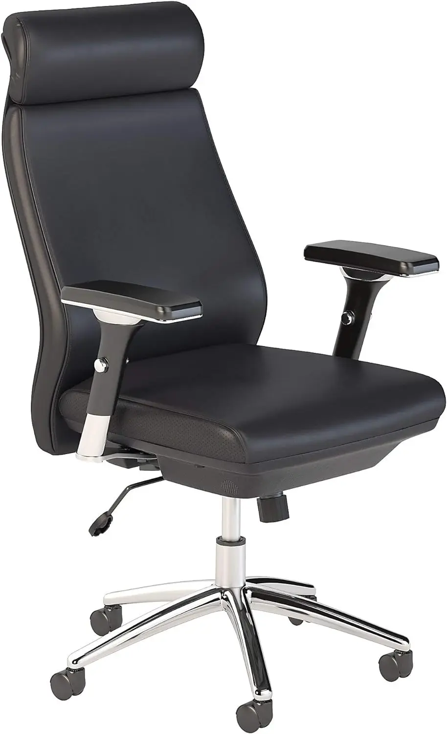 

Bush Business Furniture Metropolis High Back Executive Office Chair, Black Leather