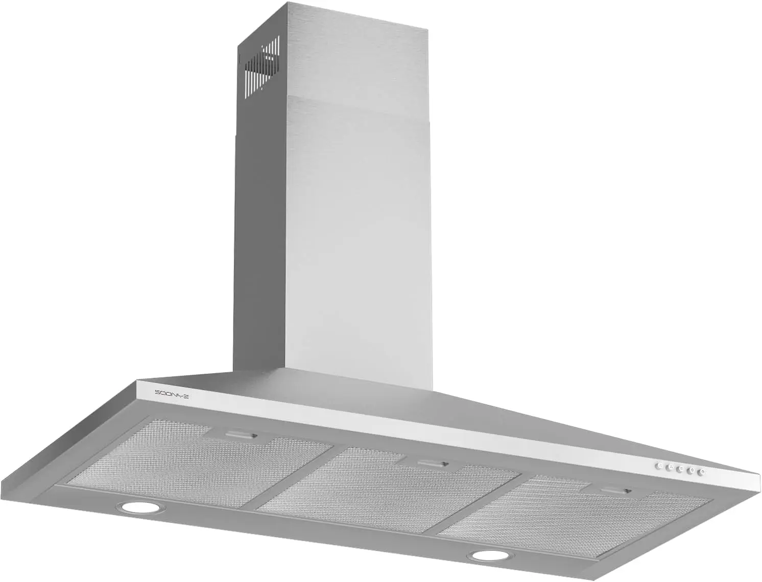 

36-дюймовая настенная вытяжка из нержавеющей стали, 450 куб. футов в минуту, канальная безканальная кухонная вытяжка-трансформер с 3 скоростями, 5-слойная