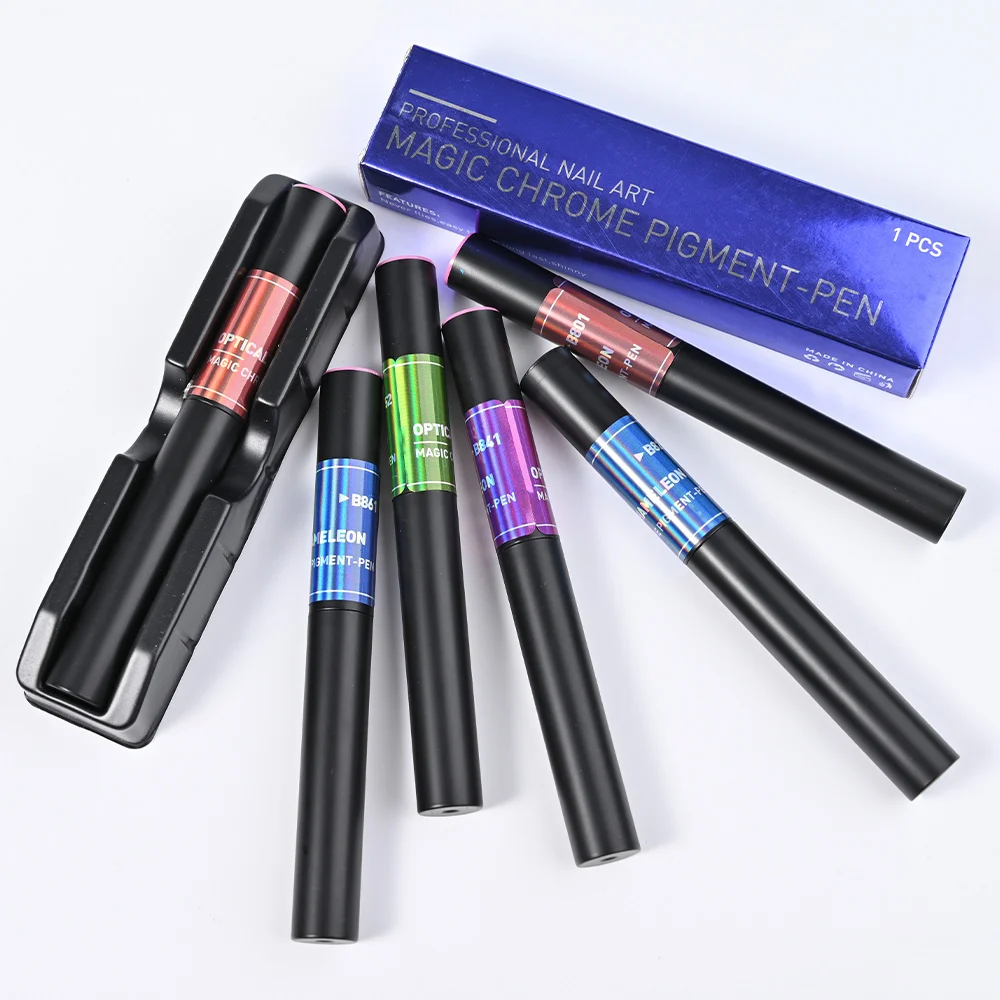 1pc Chameleon Solid Mirror Powder Pen Chrome Powder Air Cushion Solid Stick Dust Air Cushion No Floating Powder Magic Pen*T