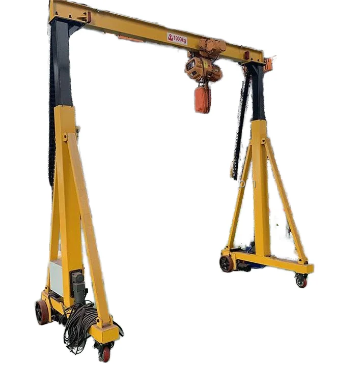 Small Lifting Capacity 1T 2T 3T 4T 5T Portable Tyre Gantry Crane for Industrial Material Handling and Lifting Equipment Tool