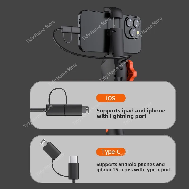 Handheld high-definition endoscope, 360-degree steering lens, industrial endoscope