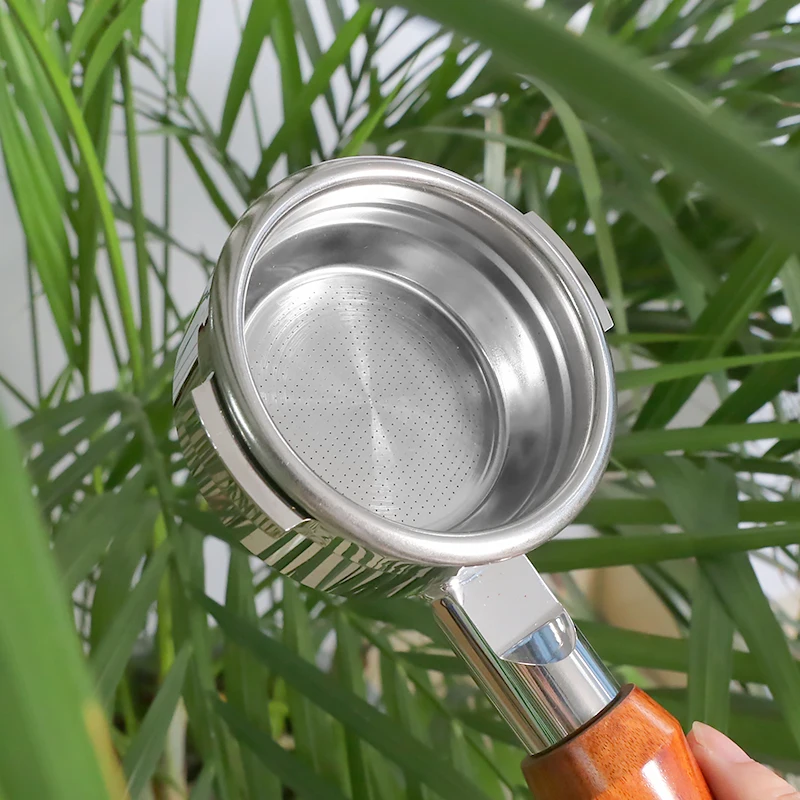 58mm Bottomless Portafilter For Breville BES920 980 990 Stainless Steel Naked Coffee Handle With Filter Basket Barista Tools