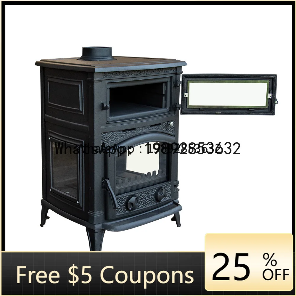 

Z1 European and American Classical Indoor Fireplace Wood Heating Stove Cast Iron Fireplace with Oven