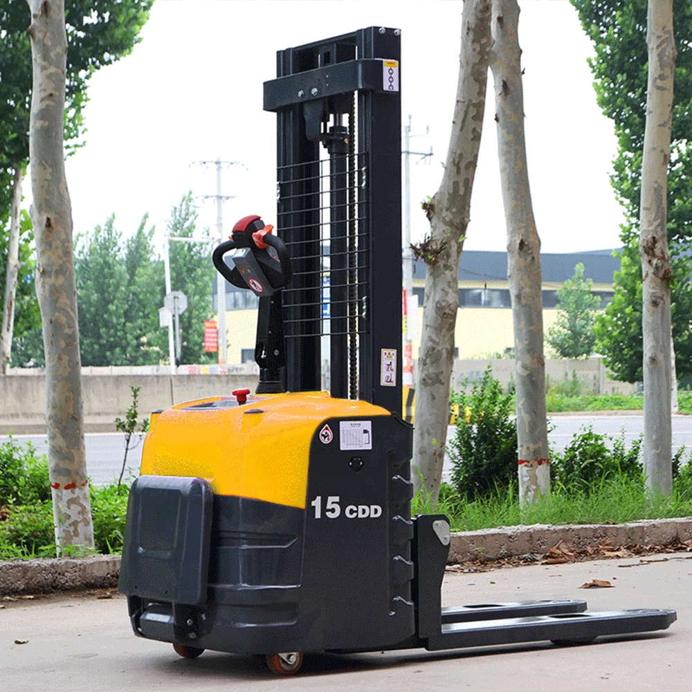 Factory Direct Sale Electric Stacker 1.5 Ton 2 Ton Heavy Duty Jack Stacker Lithium Battery Stacker