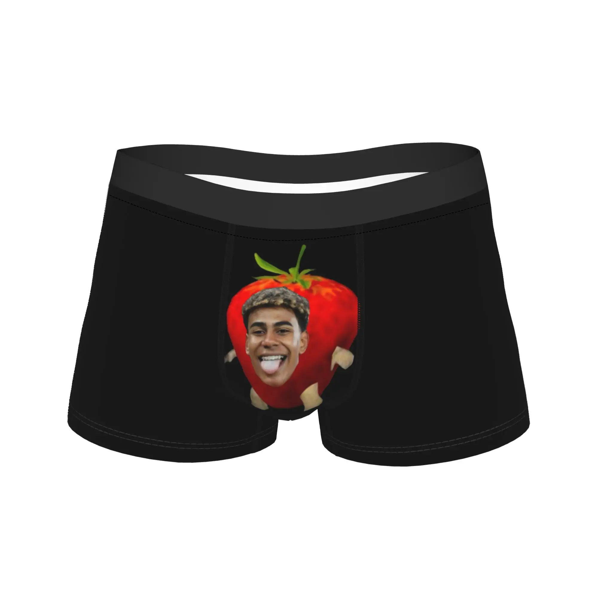 Man Yamals Funny Meme Long Underwear Spanish Football Funny Boxer Briefs Shorts Panties Male Breathable Underpants M-XXL