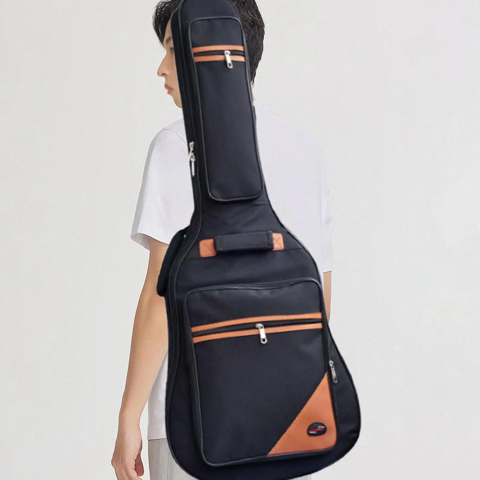 Acoustic Guitar Bag Thick Padding Soft Cover Backpack Gig Bag for 42 Inch Electric Guitar Daily Use view 6