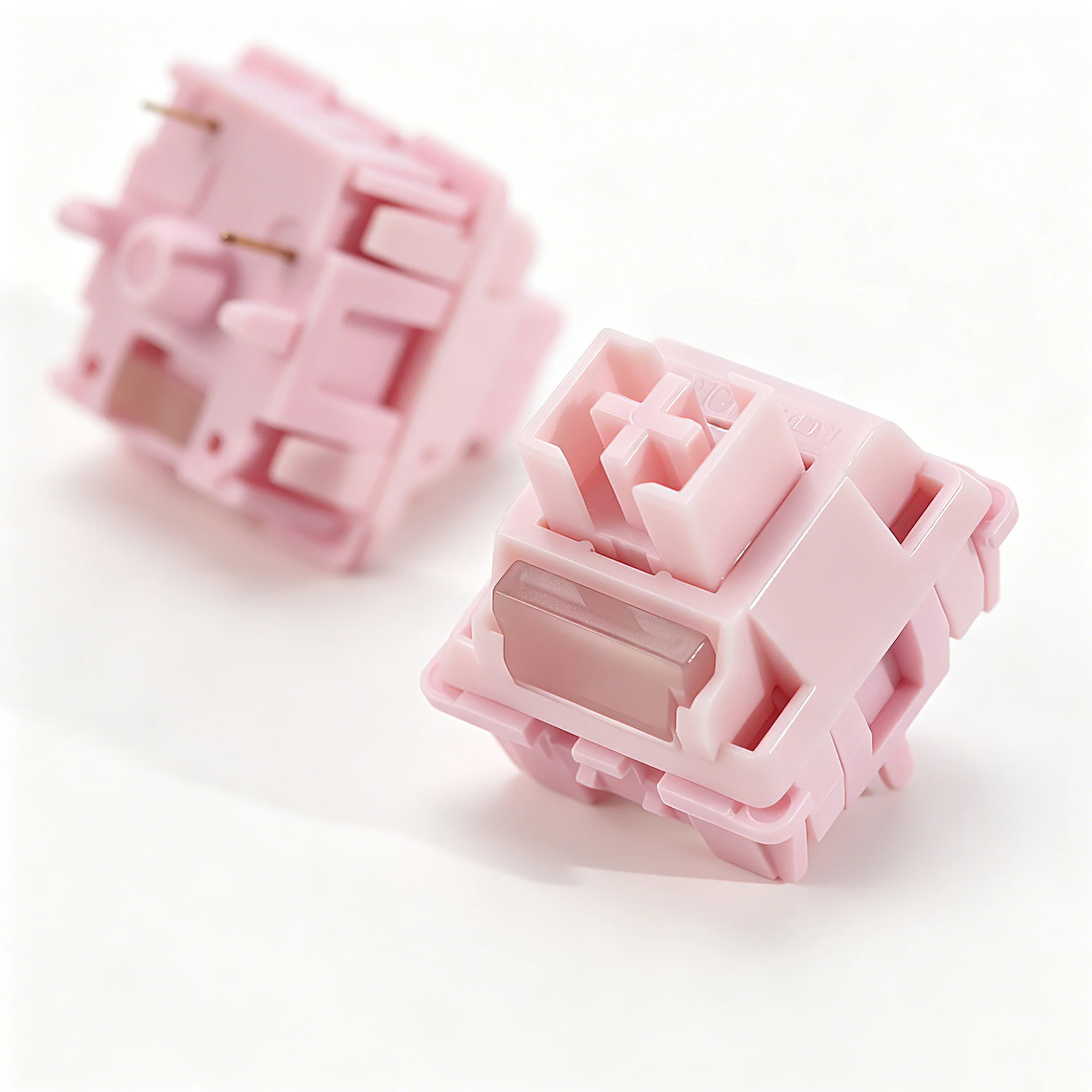 HUANO Sakura V2 V3 Switch Pink 35gf 42gf 5Pin Linear Creamy Switches For Custom DIY 60% Gaming Mechanical Keyboard POK POM PA66 image 5